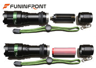 1000LMs CREE XM-L T6 Zoom LED Flashlight with Clip for Outdoor Night Ride, Walk