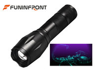 3W Powerful 395NM UV LED Flashlight with Adjustable Focus for Scorpion Hunting
