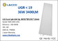 Flat Led Kitchen Ceiling Lights 36 Watt ,  Led Drop Ceiling Light Panels 3400 LM supplier
