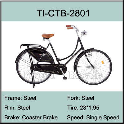 China 28 Inch Steel Dutch Bike Manufacturer / Women Holland Bicycle supplier