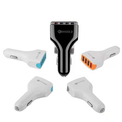 China 7A 4 USB CAR CHARGER  Universal Compatible USB CAR CHARGER for all electronics cheap price supplier