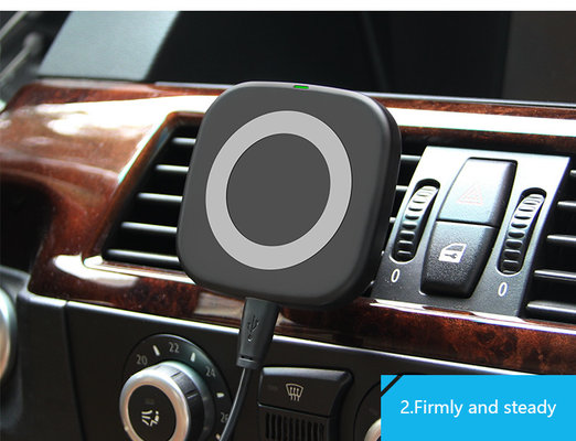 China MAGNETIC WIRELESS CAR CHARGER  QI car mount wireless charger for SAMSUNG iPhone any mobile phone 10W fast charging supplier
