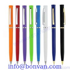 China twist plastic ball pen,twist advertising pen,slim style twist promotional pen supplier
