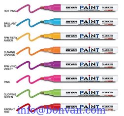 China Paint Markers, Colored indelible ink Marker pen Paint For Glass supplier