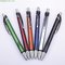 promo logo brand giveaway plastic pen, metallic color ballpoint pen,high grade ball pen supplier