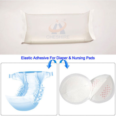 China Elastic Adhesive High Quality Colorless Hydrogenated Hot Melt Pressure Sensitive Adhesive for Baby Diaper supplier