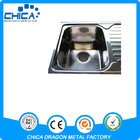 33x22 inch Double Bowl Stainless Steel Topmounted Kitchen Sink with 4 Four holes