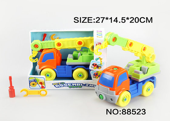 China Multi Colored Kids Excavator Toy Truck , Toy Construction Vehicles Set supplier