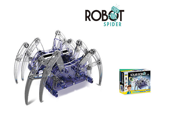 China STEM Learning Assembly Electric Robot Spider Toy / Diy Blocks For Kids supplier