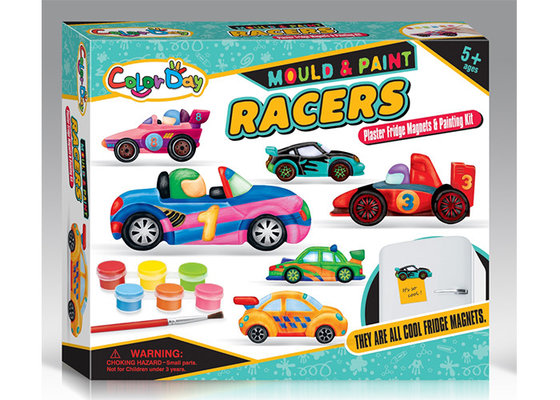 China Safe Non - Toxic Plaster Coloring Toy Car For Child Age 5 12 Molds EN71  ASTM supplier