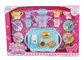23 Pcs Plastic Cookies Tea Set Fun Toys For Kids W / Big Plate Spoons Cups supplier