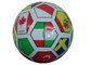 Educational Children's Outdoor Soccer Balls Synthetic Leather Material PU Size 4 W / Pump supplier