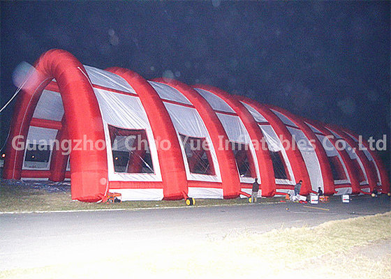 China Outdoor 40x20m Red Archway Inflatable Sport Air Tent with CE Blowers supplier