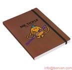 a4 a5 a6 a7 PU leather notebook with painted edge,branded PU leather notebook