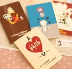 Wenzhou elastic band notebook cool pad wooden notebook