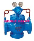 Pilot piston type gas pressure reducing valve