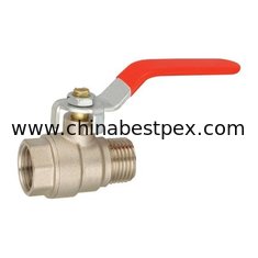 long handle brass ball valve male+female