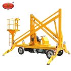 Industrial equipment high-altitude working vehicle with aerial task