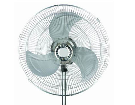 18" Electric Standing Fan with holes base for office and home appliances/AC Power Source/ Ventilador De Pie