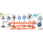18 inch electric plastic colorful standing fan with holds bases cross base /AC Power Source/ Ventilador De Pie