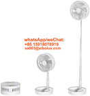 rechargeable small table dc stand portable desktop foldable electric fan floor fan/standing fan