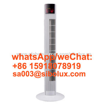 36 inch plastic bladeless tower fan with remote control/36"Ventilador de Torre/safety Oscillating fan