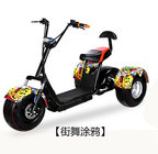 1000W Citycoco Harley Scooter with Double Seats 60V/20ah/30ah lithium battery