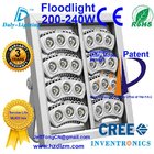 LED Flood Light 200-240W with CE,RoHS Certified and Best Cooling Efficiency Floodlight Made in China