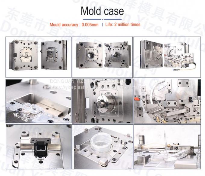 high precision plastic injection mold for PBT 3226 Japan Poly contains 20% glass fiberflame retardant V-050% recycled ma