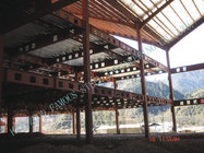 Clear Span Prefabricated Structural Steel Buildings Galvanized Painted Column