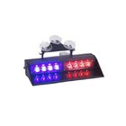 window shield red blue police emergency blinker LED strobe dash lights