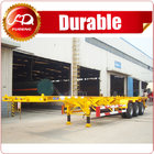 Container chassis , 3 axle 40FT container skeleton semi trailer for sale