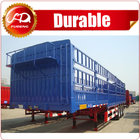 3 axles 45T fence cargo semi trailer/ tri-axles sidewall cargo truck trailer to transport livestock,animals