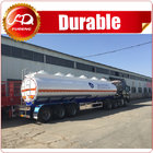6 compartments 45000L FUWA axle fuel tanker trailer oil tank semi trailer