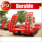 construction machine transport 3lines lowboy 6Axles 120Tons Low Bed Semi Trailer for Heavy Duty Transport