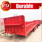 China best sale 3 Axle Sidewall Cargo Semi Trailer (size optional) for sale