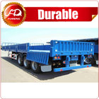 Fudeng Brand Payload Tri-axle Dropside Truck Semi Trailer with 800mm Sidewall