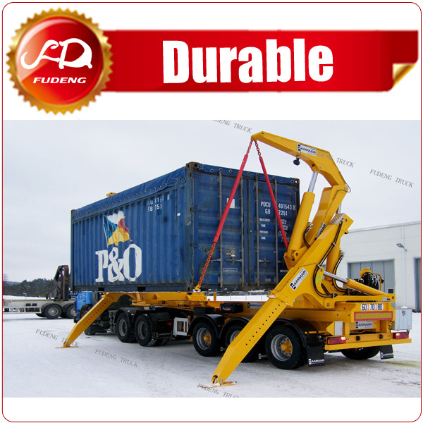Container Side Loading Lift Side Lifter Truck Semi Trailer with loader for sale