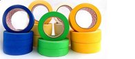 Heat Resistant Pvc Electrical Tape , Adhesive 6 Multi Colored Masking Tape