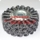 Twist Knotted Wire Wheel Brush, Four Row