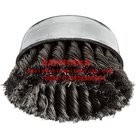 Knotted Wire Cup Brush, Double Row