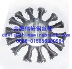 Knot Wire Wheel Brush, Shaft-mounted