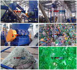 pet bottles recycling and washing line