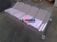 clear corrugated semi-transparent plastic roof tile for green house