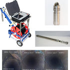Borehole Camera Scans Downhole Video Camera Water Borehole View Water Well Wall and Center