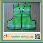 Mesh Polyester LED Reflective Safety Vests / Safety Jacket High Visibility Red / Yellow / Green