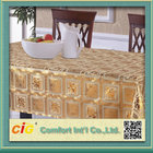 Custom Printed Popular Modern PVC Table Cloths with Non-woven Fabric Backing