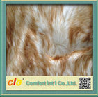 Leopard Plush Cat Toys / Garment Luxury Faux Fur Fabric , Artificial Fur Cloth Shrink-Resistant