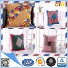 Shrink Resistant Printed Fashion Chair Seat Pillow / Decorative Cushion Covers With Polyester Filling