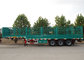 CIMC best cargo trailer manufacture flatbed drop side livestock semi trailer for sale